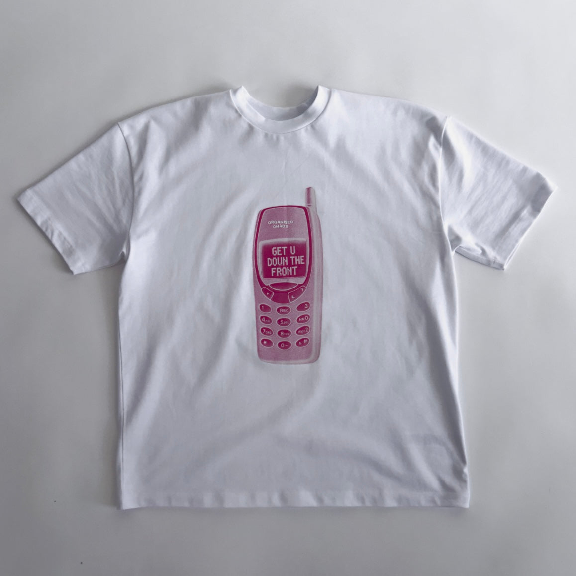 DOWN THE FRONT TEE