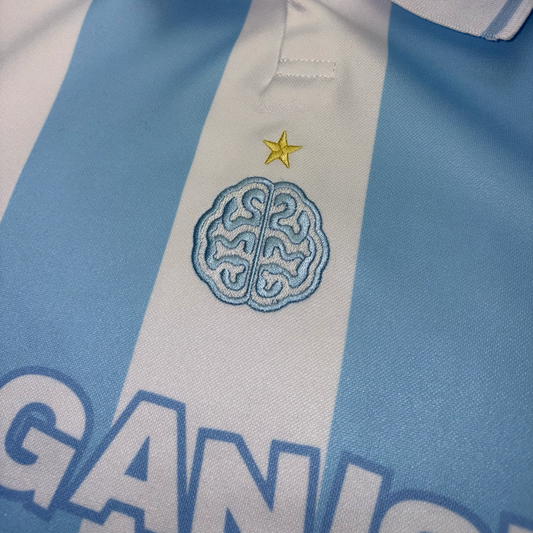 CELESTE Y BLANCO